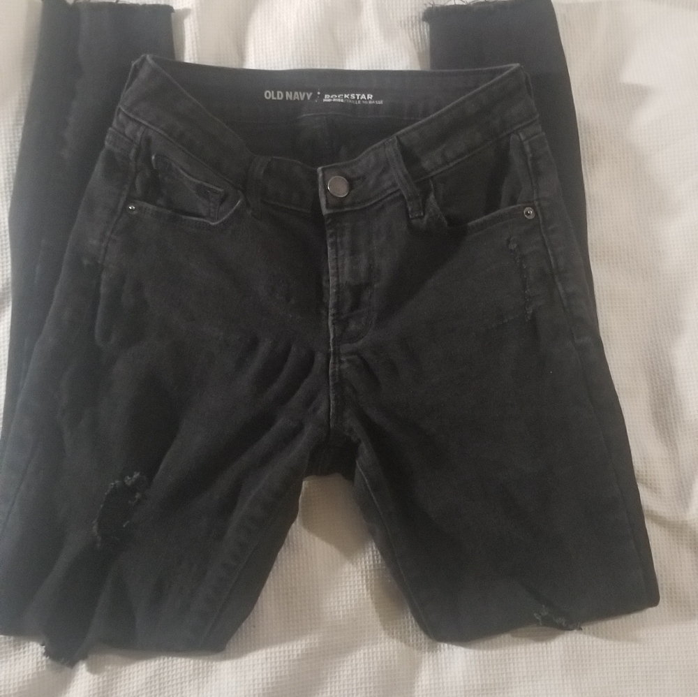 Old Navy Rockstar Destressed Jeans BB1